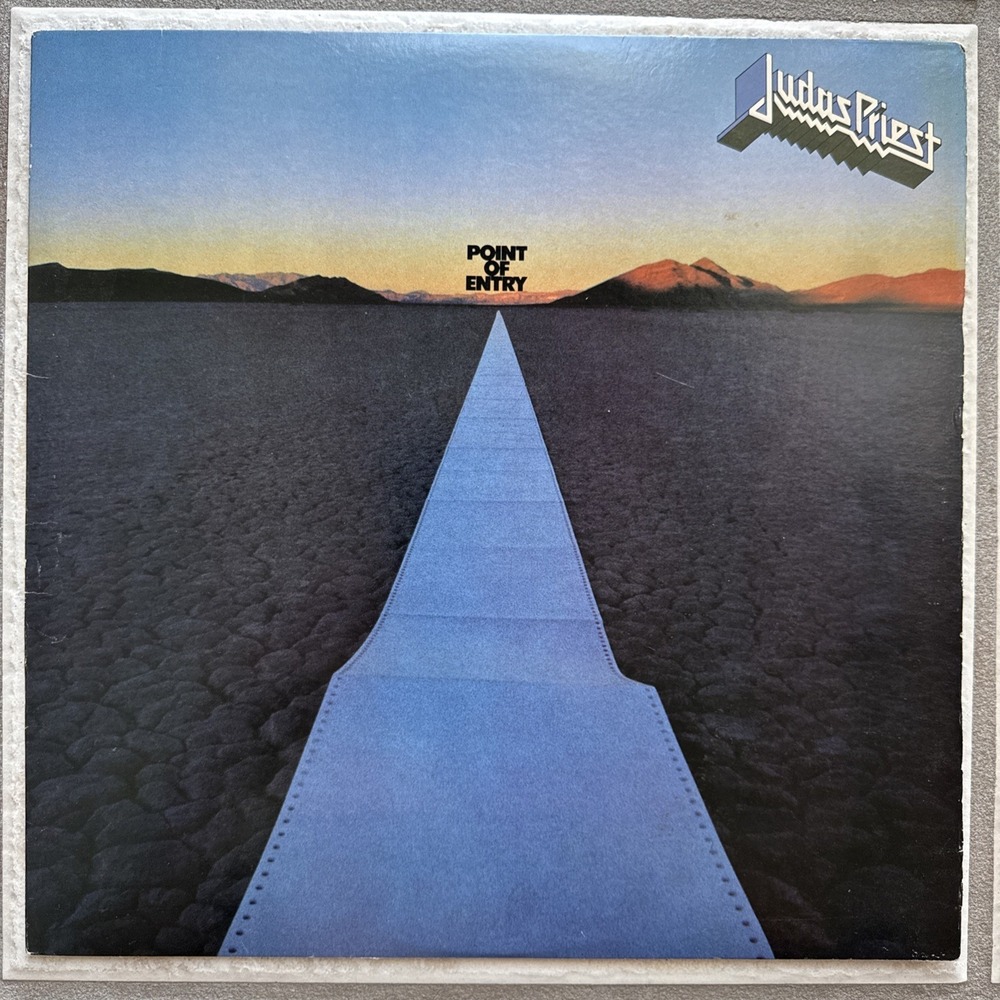 Judas Priest "Point of Entry" Vinyl LP (1981) Columbia FC 37052